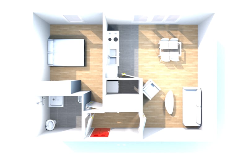 À louer appartement T2 à Rouen Rive Gauche - Image 7