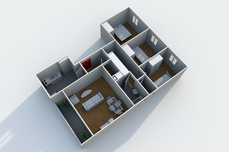 Location appartement F4 Le Havre proche des Docks Vauban - Image 3