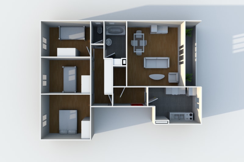 Location appartement F4 Le Havre proche des Docks Vauban - Image 4