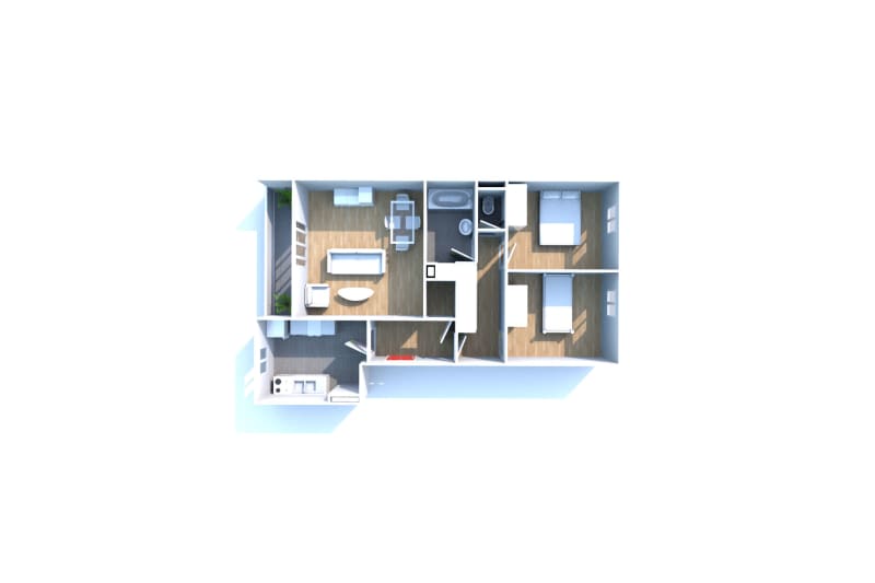 Appartement F3 en location au Havre à proximité des Docks Vauban - Image 3