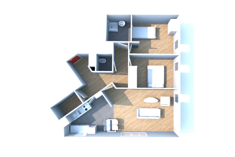 Appartement F3 en location à Rouen Rive Droite - Image 7