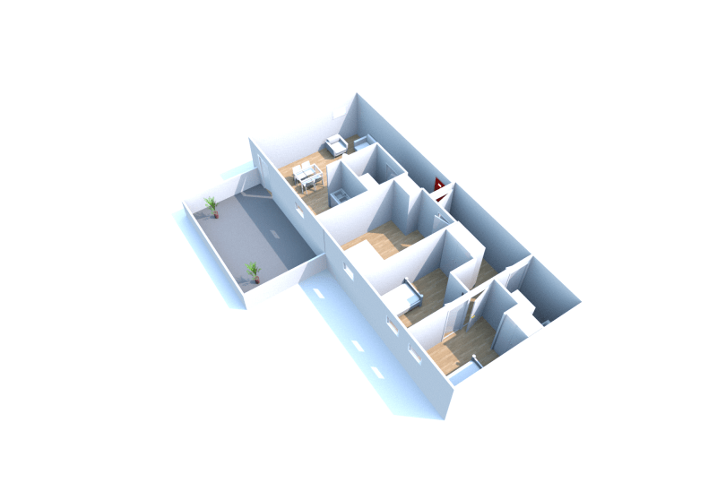 Appartement 4 pièces à louer à Elbeuf - Image 2