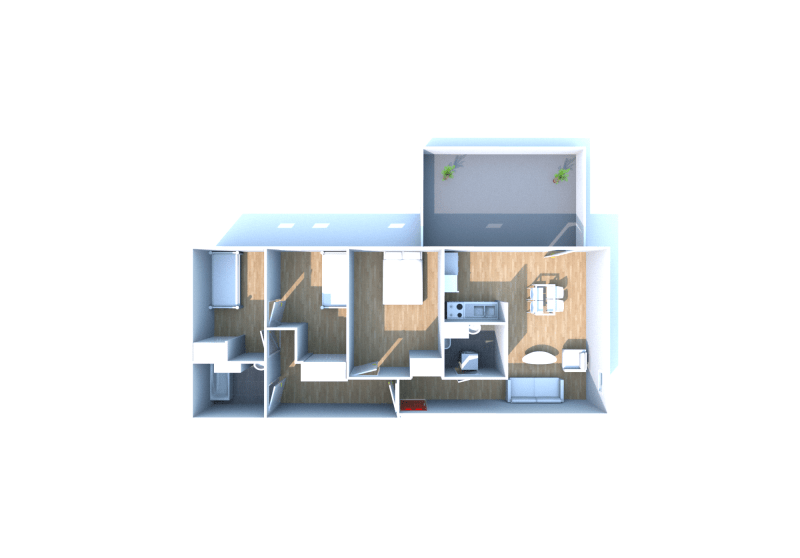 Appartement 4 pièces à louer à Elbeuf - Image 3
