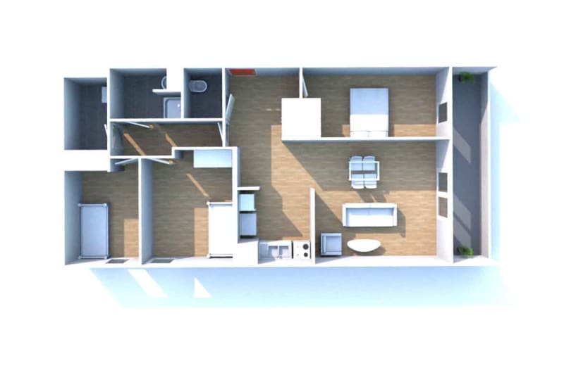 Location d’un appartement T4 à Rouen-Rive-Gauche - Image 3