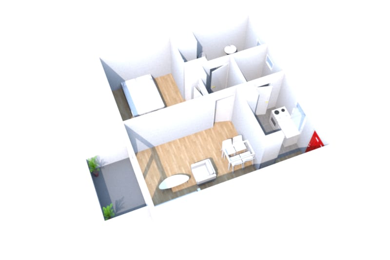 T2 appartement à louer à Harfleur - Image 2