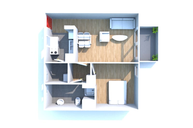 T2 appartement à louer à Harfleur - Image 3