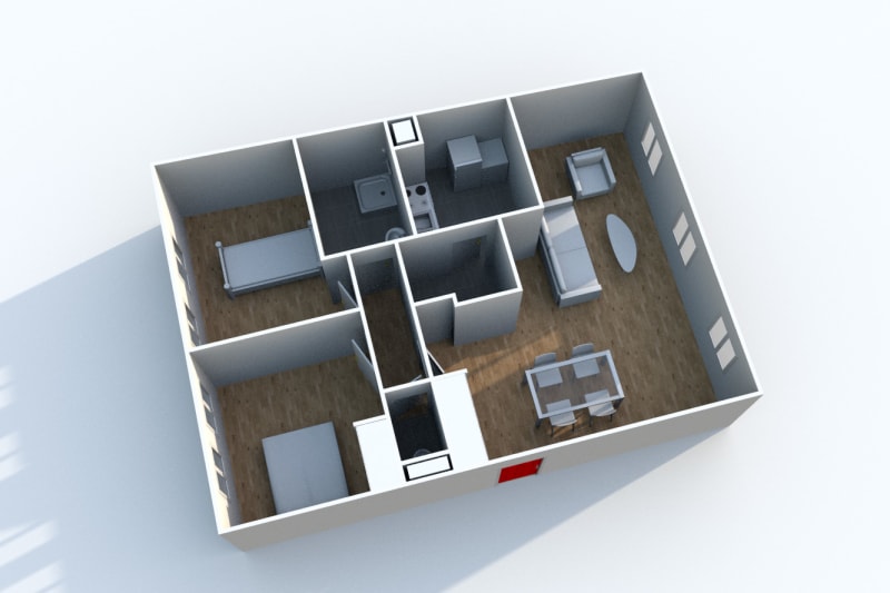 Appartement T3 en location à Dieppe dans résidence charmante - Image 5