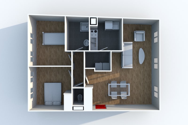 Appartement T3 en location à Dieppe dans résidence charmante - Image 6