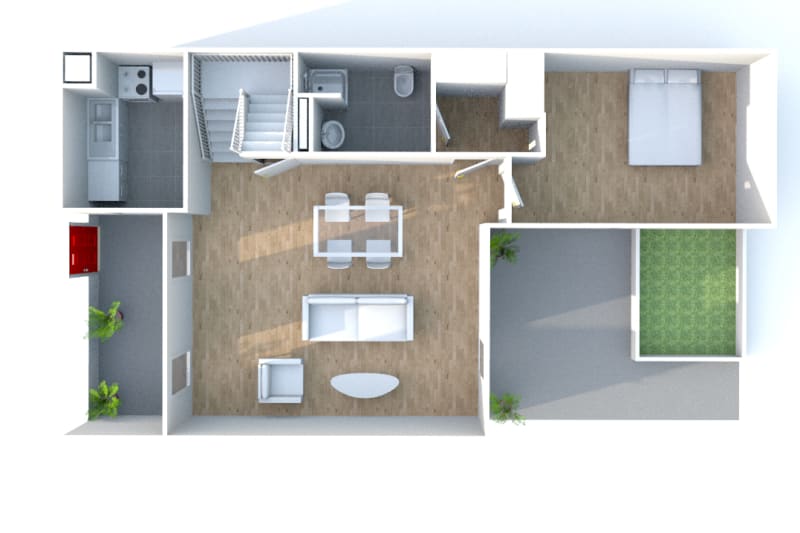 Location maison de ville de 4 pièces à Rouen Rive Droite - Image 3