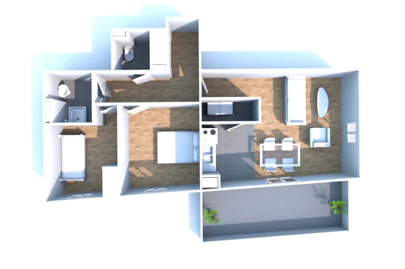 Location d'un appartement T3 à Rouen Rive Gauche - Image 8