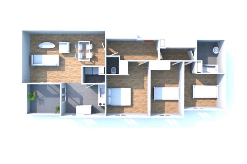 À Boos, location appartement 4 pièces - Image 2