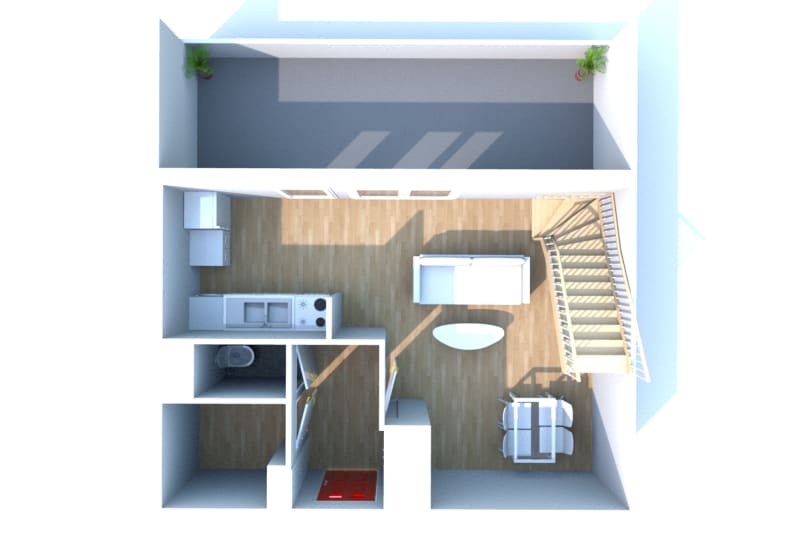 Appartement F3 DUPLEX en location à Rouen Rive Droite - Image 6