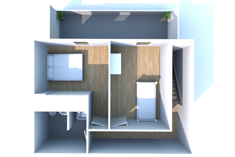 Appartement F3 DUPLEX en location à Rouen Rive Droite - Image 8