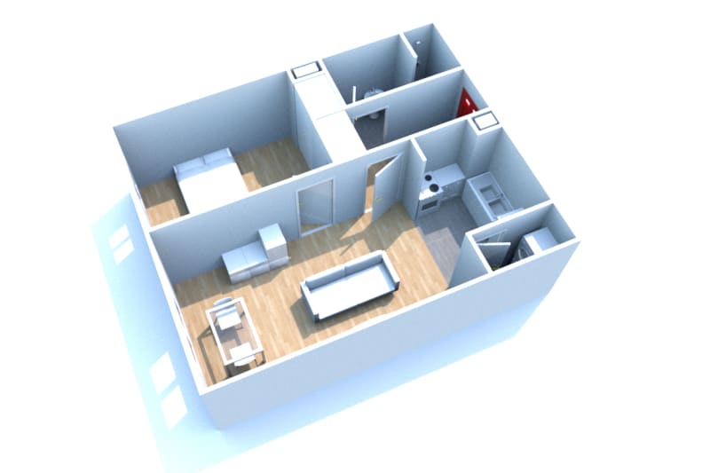 Appartement à louer T2 à proximité de Dieppe dans la commune de Arques-La-Bataille - Image 4