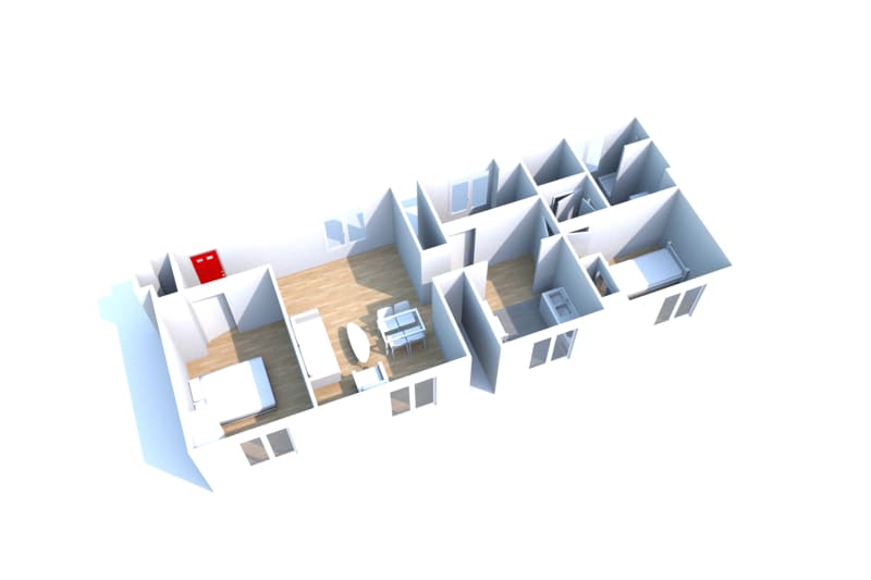 Location d'un T3 appartement à Elbeuf - Image 2