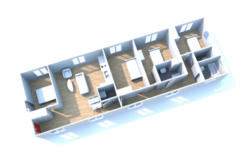 T5 appartement en location à Elbeuf - Image 2