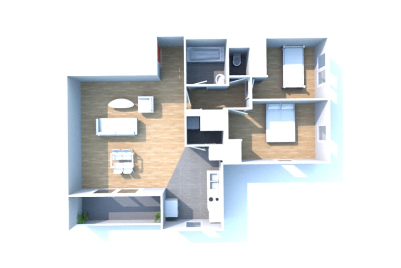 Location Elbeuf T3 appartement - Image 3