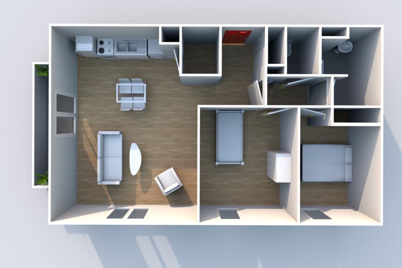 Appartement location F3 à Elbeuf dans une résidence récente - Image 5