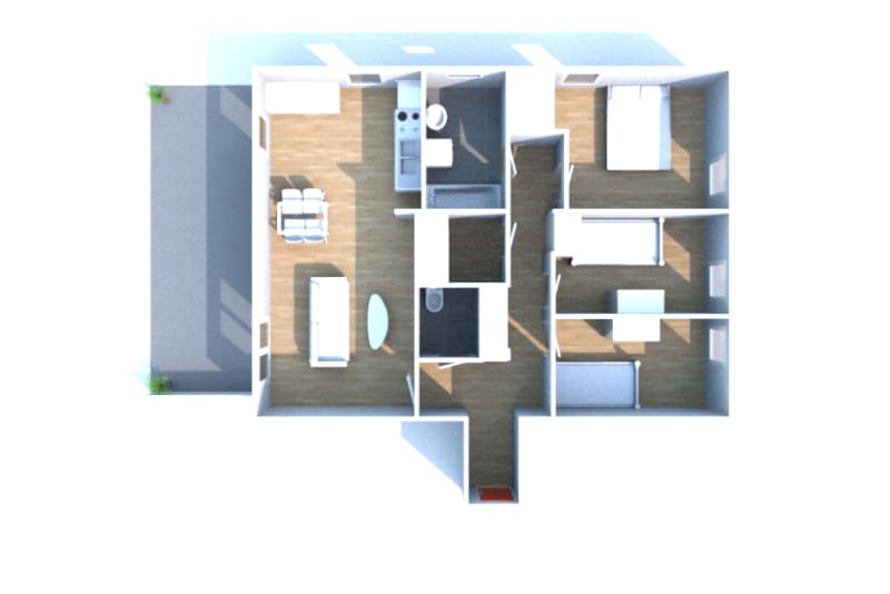 À Malaunay : location d'un appartement T4 - Image 3
