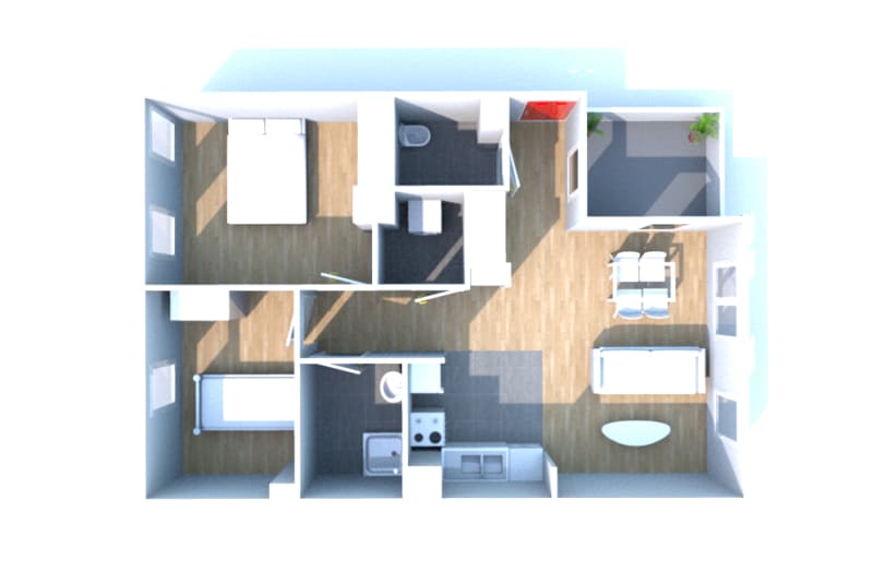 Location T3 appartement à Gainneville - Image 3