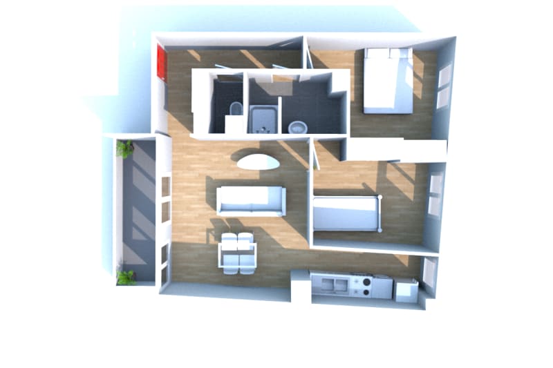 À louer à Gainneville : appartement 3 pièces - Image 3