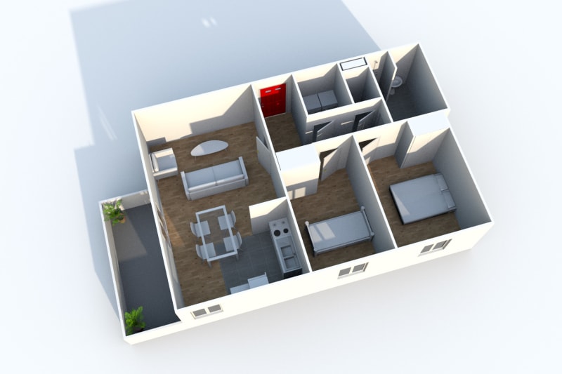 Appartement F3 en location à Eu - Image 3