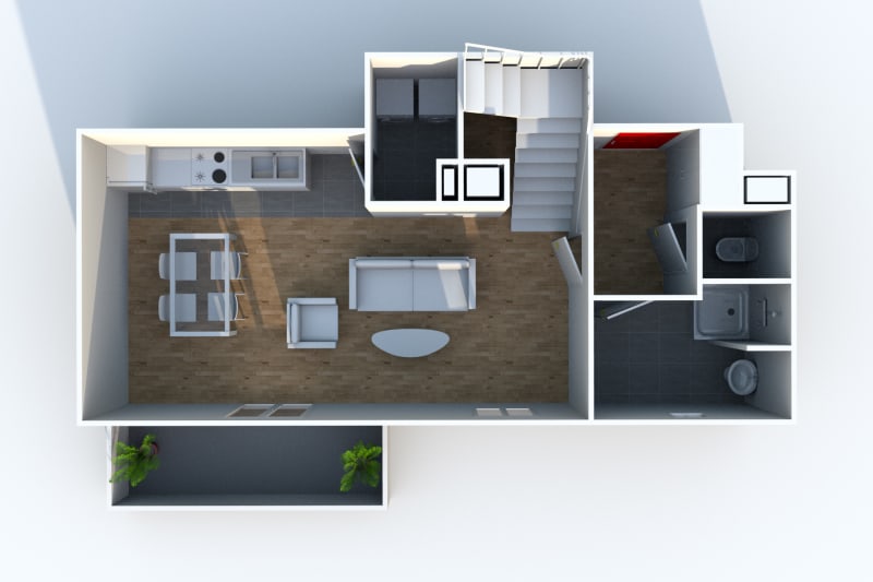 Appartement Duplex T4 en location à Canteleu - Image 9