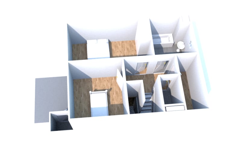 Pavillon en location F3 dans un environnement calme à Canteleu - Image 6