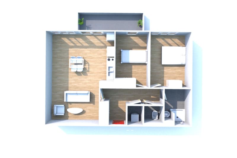 Appartement 3 pièces à louer à Petit-Couronne - Image 3