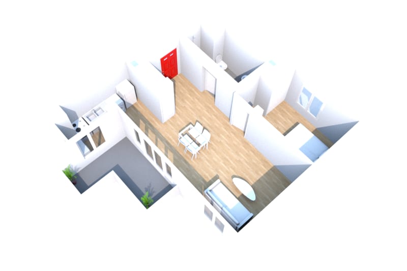 Le Havre appartement 2 pièces à louer - Image 2