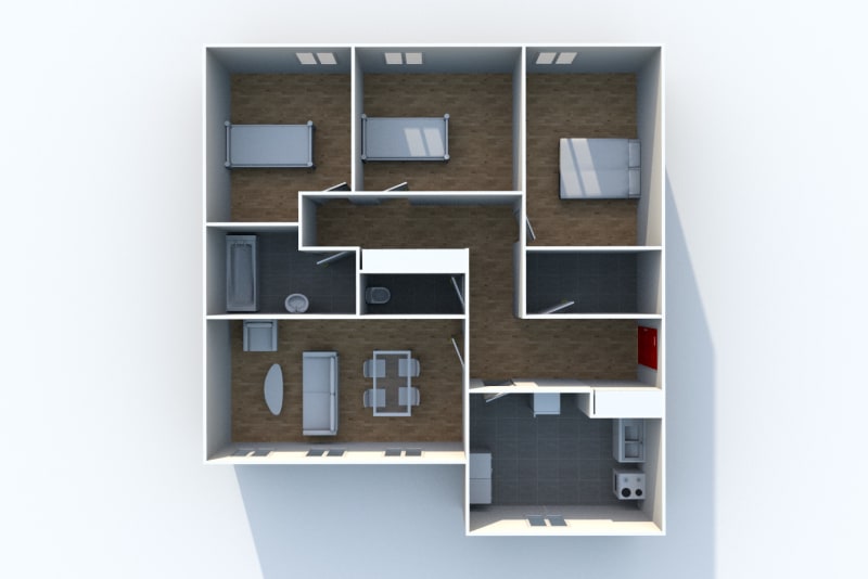 Appartement F4 en location à Foucarmont - Image 5