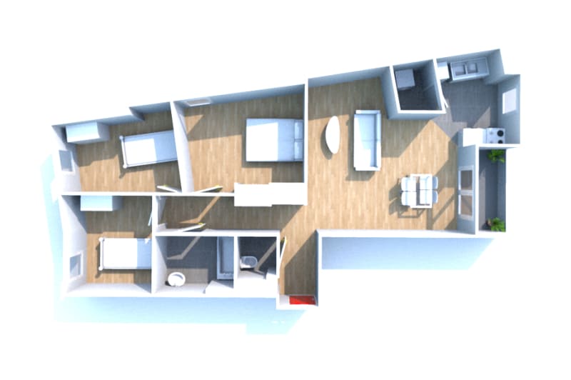 Location T4 appartement à Fécamp - Image 3