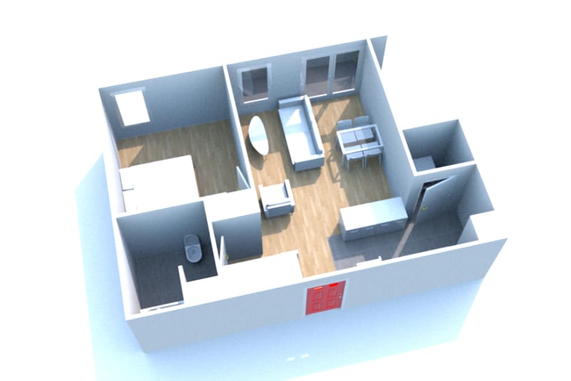 À Fécamp : location appartement T2 avec balcon - Image 2