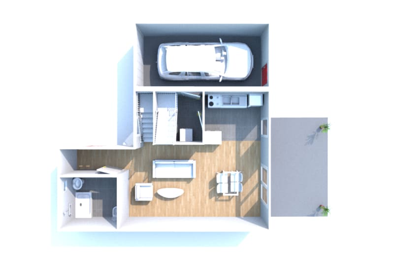 Pavillon F3 en location à Tancarville - Image 2