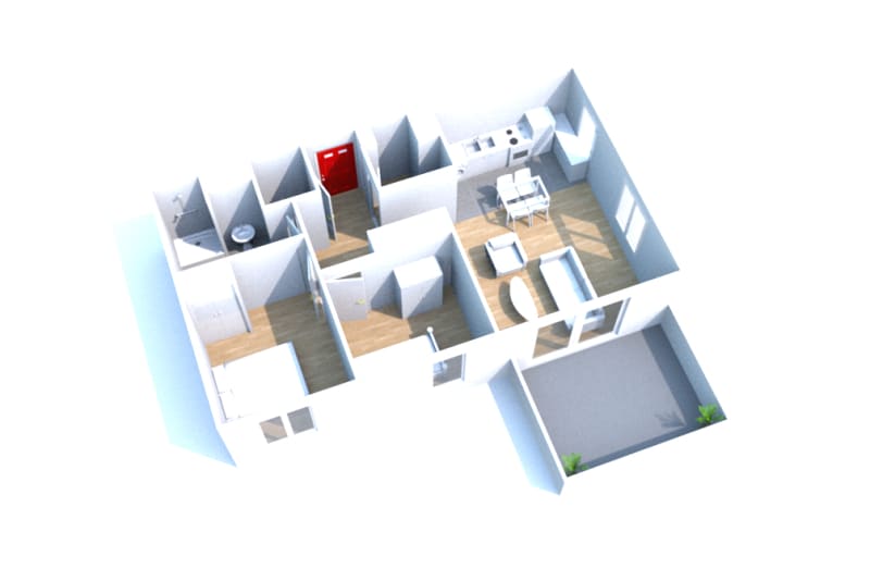 Location à Bois-Guillaume : appartement T3 - Image 1