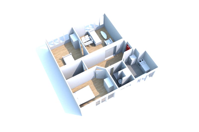 Location d'un appartement T3 au Havre secteur Aplemont - Image 1