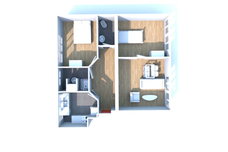 Location d'un appartement T3 au Havre secteur Aplemont - Image 2