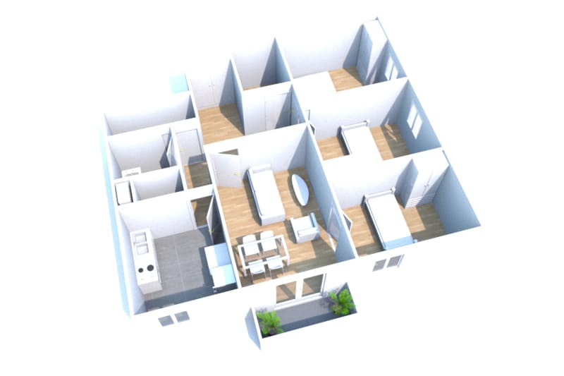 À louer : appartement T4 à Auffay, à deux pas du centre-ville - Image 2