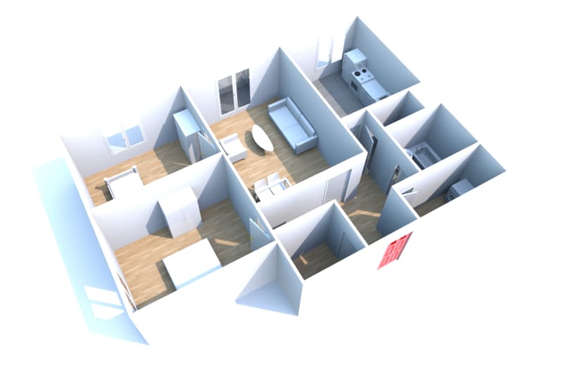 Location appartement T3 à Auffay, proche centre-ville - Image 2