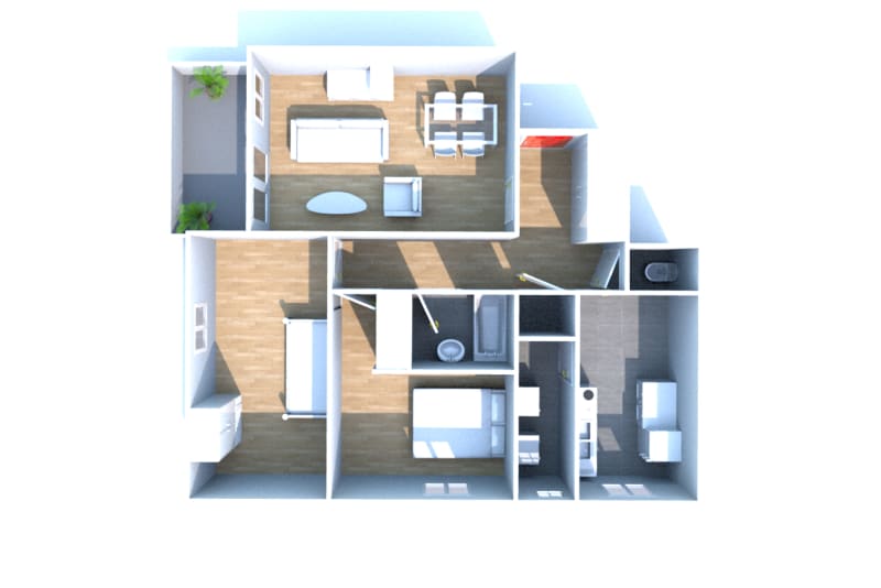 Auffay, à louer appartement T3 - Image 3