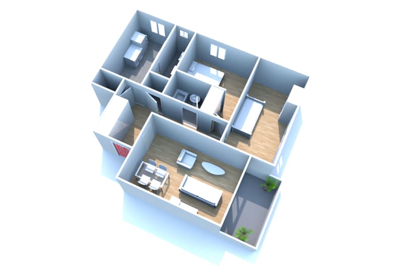 T3 appartement en location à Auffay - Image 2