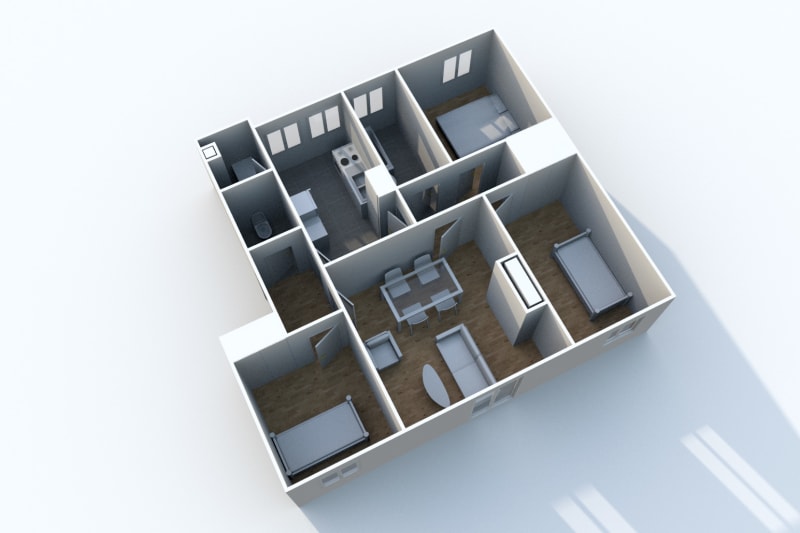 Appartement en location F4 au centre-ville de Barentin - Image 5