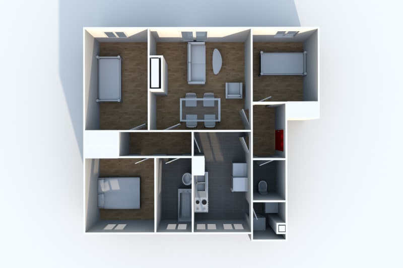 Appartement en location F4 au centre-ville de Barentin - Image 6