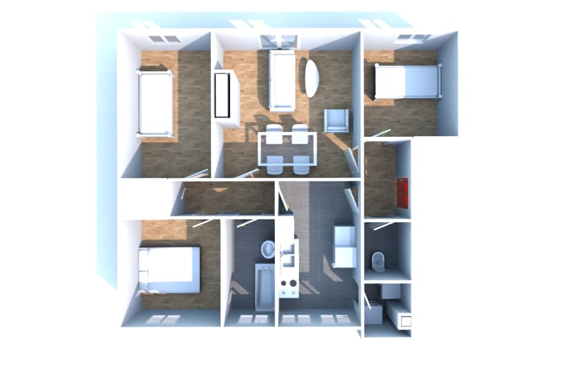 Appartement en location F4 au centre-ville de Barentin - Image 6