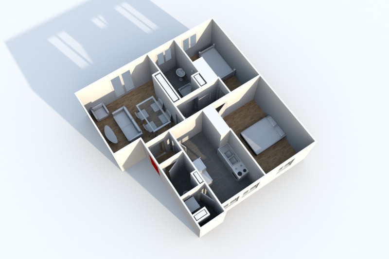Appartement F3 à louer dans le centre-ville de Barentin - Image 5