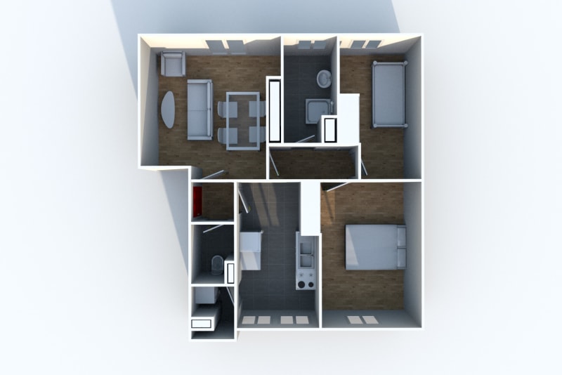 Appartement F3 à louer dans le centre-ville de Barentin - Image 6