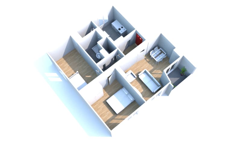 Location d'un appartement T3 à Barentin - Image 2