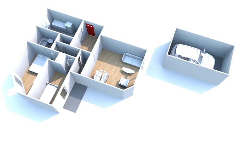 Maison de plain-pied T3 en location à Berville-sur-Seine - Image 2