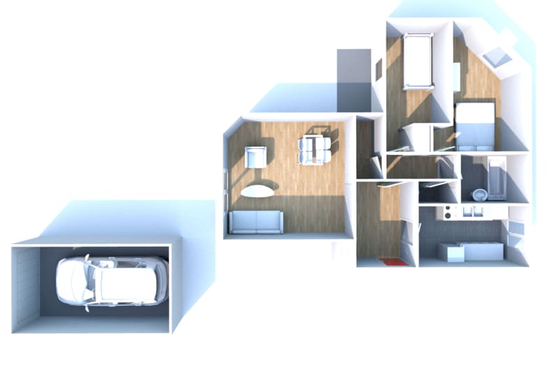 Maison de plain-pied T3 en location à Berville-sur-Seine - Image 3