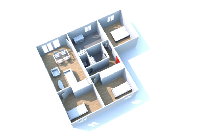 Appartement F4 à louer dans une résidence à Blangy-Sur-Bresle - Image 9